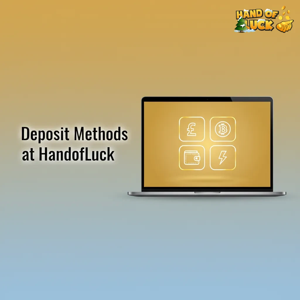 HandofLuck deposit guide for UK: Cashier then Deposit, choose debit card/bank/e-wallet, 3D Secure; funds appear instantly.
