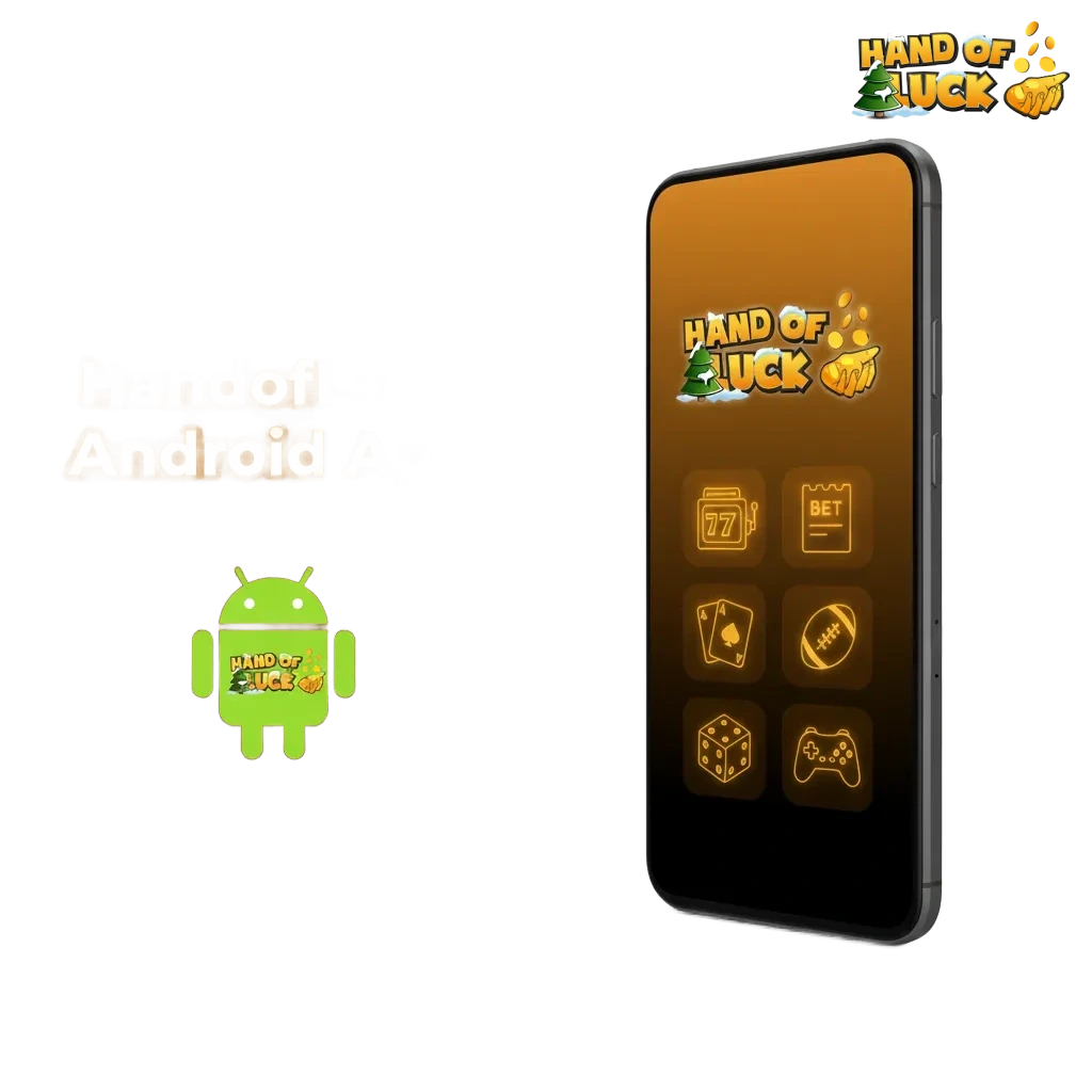 HandofLuck Android app offering mobile betting and casino games with fast access to markets, slots, and live tables.
