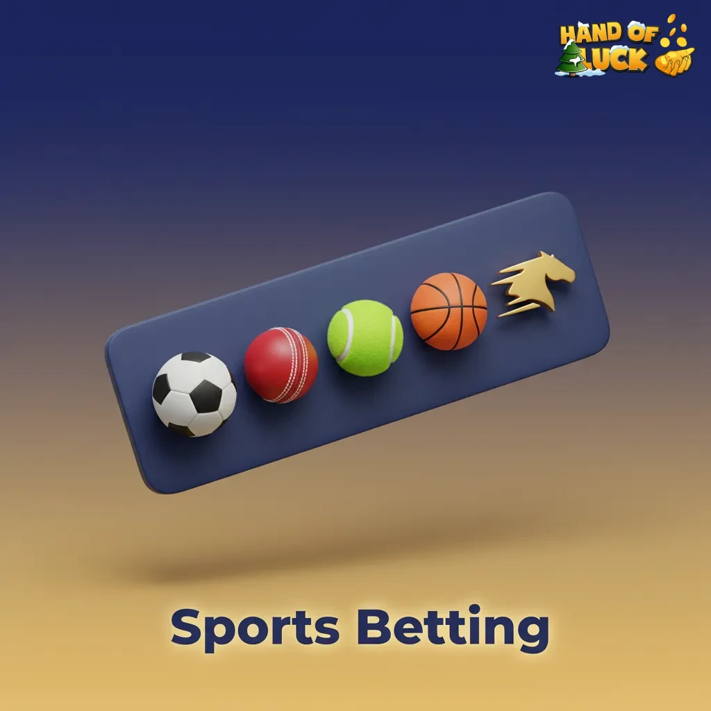 Bet across sports on HandofLuck with in-play markets in UK & global events: football, racing, tennis, cricket, rugby, F1.