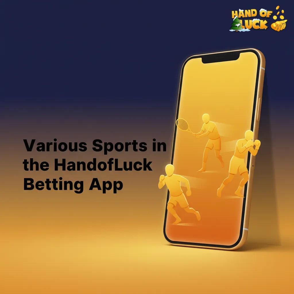 HandofLuck betting app with live and prematch bets, singles, accas, systems, stats, streams across sports and eSports.