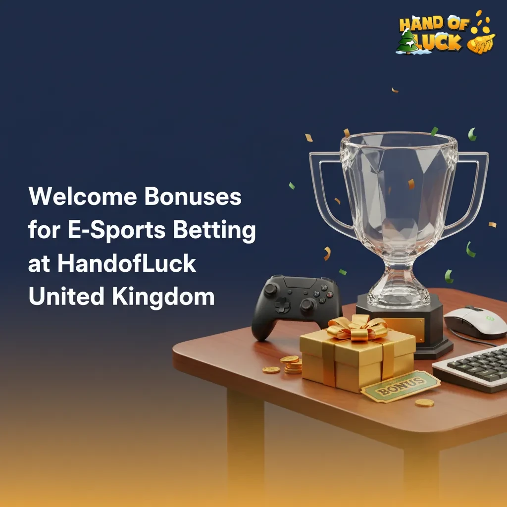 HandofLuck UK esports welcome: 10-75 free spins +10-15% on €20-€200 deposits. Opt in, deposit, receive bonus, bet on esports.