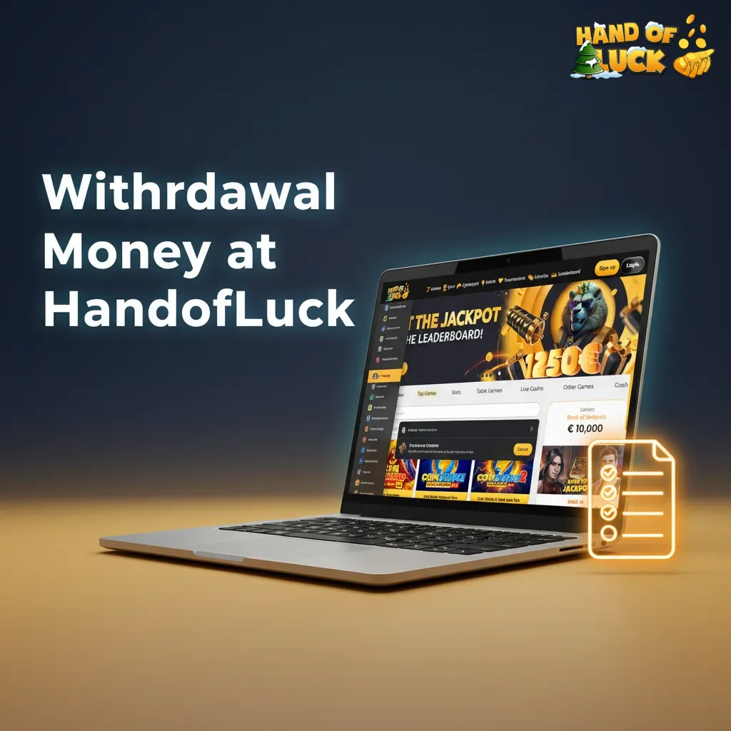 HandofLuck UK withdrawal guide: open Cashier, choose payout method, enter amount, pass security checks, confirm, track status